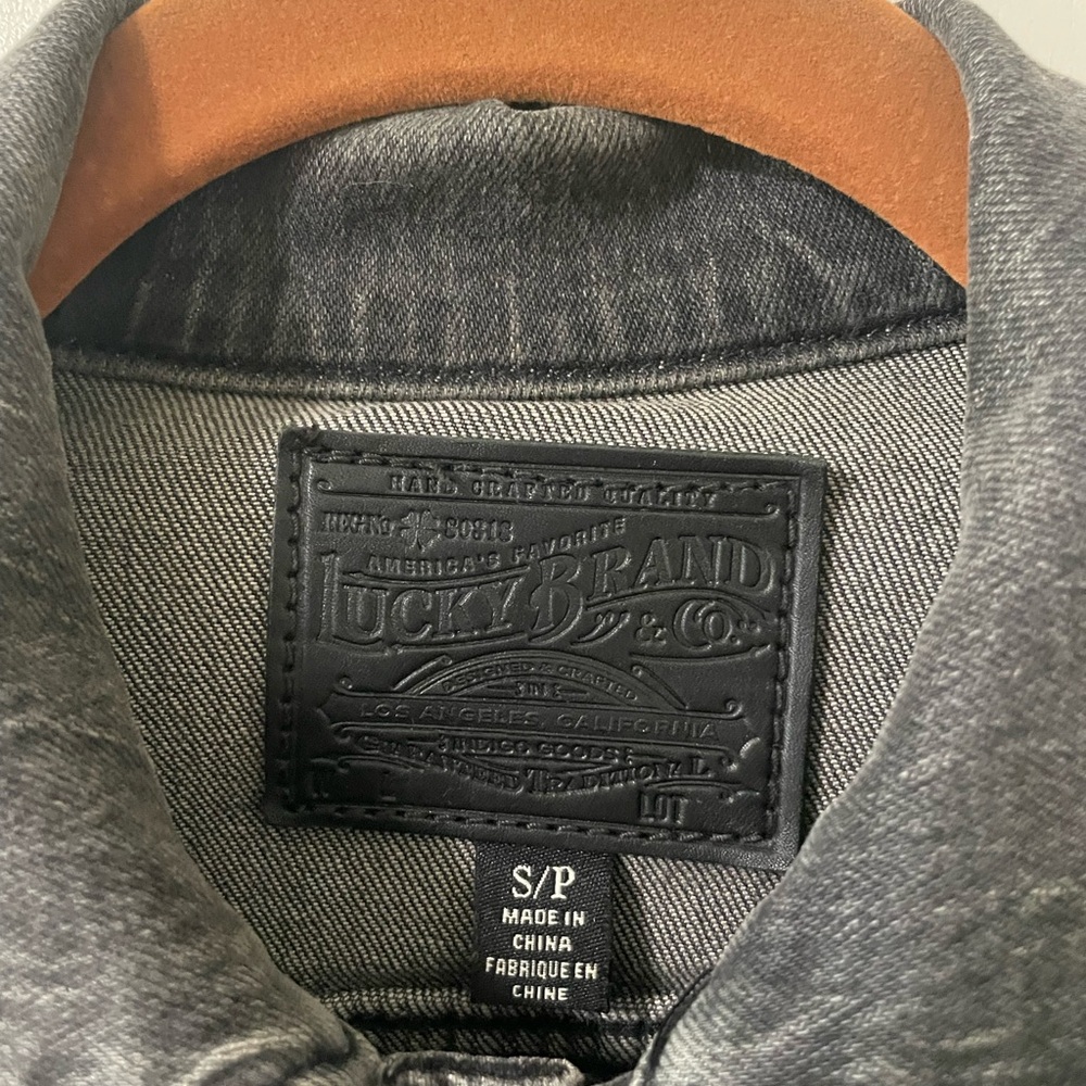 Lucky Brand Charcoal Denim Jacket - Picture 2 of 4